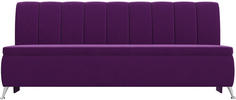 Диван кухонный прямой Кантри Микровельвет Фиолетовый Bravo