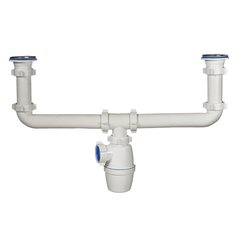 Сифон для мойки, бутылочный, 1" 1/2х40, полипропилен, Orio, А-4009