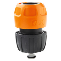 Соединители шланговые коннектор GF 3/4" с аквастопом пластик