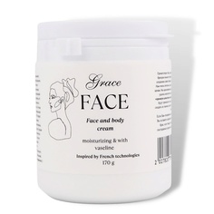 GRACE FACE Интенсивно увлажняющий и питательный крем уход для лица и тела с вазелином