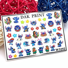 Слайдеры DAK PRINT Слайдер-дизайн для ногтей W3252