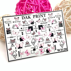 Слайдеры DAK PRINT Слайдер-дизайн для ногтей W3128