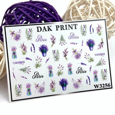 Слайдеры DAK PRINT Слайдер-дизайн для ногтей W3256