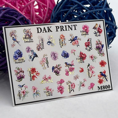 Слайдеры DAK PRINT Слайдер-дизайн для ногтей M800