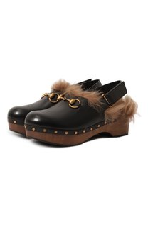 Кожаные сабо Amstel Gucci