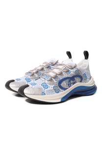 Текстильные кроссовки Gucci Run Gucci