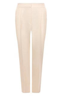 Брюки из шерсти и шелка LVIR