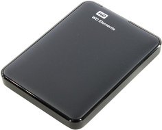Внешний диск HDD 2.5 Western Digital WDBUZG0010BBK-WESN 1TB Elements USB 3.0 черный