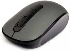 Мышь Wireless Gembird MUSW-355-Gr серый, бесш.клик, soft touch, 3кн.+колесо-кнопка, 1600DPI, 2,4ГГц