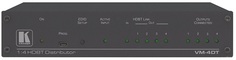 Усилитель-распределитель Kramer VM-4DT 10-8046301090 1:4 HDBaseT, поддержка 4К60 4:2:0