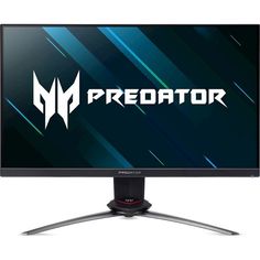 Монитор 24,5" Acer Predator XB253QGXbmiiprzx UM.KX3EE.X07 1920x1080, 1 ms, 400 cd/m, 100000000:1, 178°/178°, IPS, 240 Гц, HDMI 2.0, DisplayPort 1.2a,
