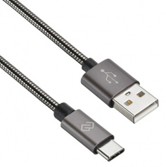 Кабель интерфейсный Digma 1080462 USB (m)-USB Type-C (m) 1.2м черный