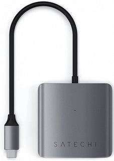 Адаптер Satechi ST-UC4PHM Aluminum 4 Port USB-C Hub - Space Grey