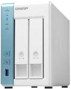 Сетевой RAID-накопитель QNAP TS-231K 2 отсека 3,5"/2,5", Annapurna Labs AL-214 1,7 ГГц, 1 ГБ
