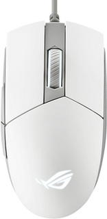 Мышь ASUS ROG Strix Impact II ML 90MP02C0-BMUA00 белая, игровая, 8 кнопок, 6200 dpi, Omron, black, U