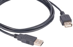 Кабель интерфейсный Kramer C-USB/AAE-15 96-02121015 USB-A 2.0 вилка-розетка, 4,6 м