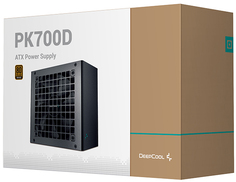 Блок питания ATX Deepcool PK700D 700W, Active PFC+DC to DC, 80PLUS Bronze, 120mm fan RET