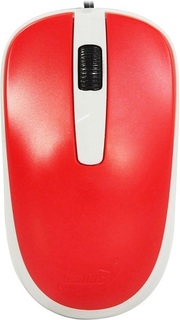 Мышь Genius DX-120 31010010403 1000 DPI, 3кн., USB, red/31010105104