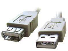 Кабель интерфейсный USB 2.0 удлинитель Gembird AM/AF 3.0 м, пакет