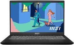 Ноутбук MSI Modern 15 B12HW-002XRU 9S7-15H212-002 i5-1235U/8GB/512GB SSD/Arc A370M 4GB/15.6" IPS FHD/noDVD/cam/BT/WiFi/noOS/black