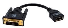 Кабель Kramer ADC-DM/HF 99-9497101 DVI вилка на HDMI розетку