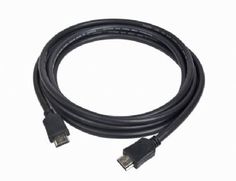 Кабель интерфейсный HDMI-HDMI Cablexpert 19M/19M 1.8м, v2.0, черный, позол.разъемы, экран, пакет Gembird