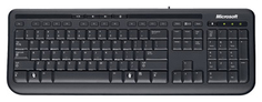 Клавиатура Microsoft Keyboard 600 ANB-00018 черная, USB, влагозащищенная