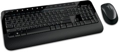 Клавиатура и мышь Wireless Microsoft Optical Desktop 2000 M7J-00012 black, USB, Blue Track