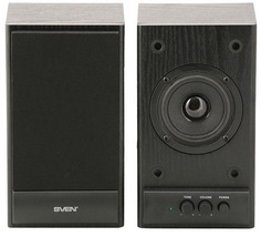 Компьютерная акустика 2.0 Sven SPS-607 SV-0120607BL 6 Вт, 80-18000 Гц, черные