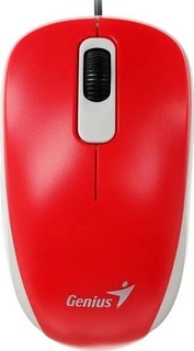Мышь Genius DX-110 31010009403 1000 DPI, 3кн., USB, red (31010116104)