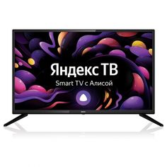Телевизор BBK 32LEX-7287/TS2C 31.5" черный/HD/50Hz/DVB-T2/DVB-C/DVB-S2/USB/WiFi/Smart TV/Яндекс.ТВ