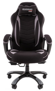 Кресло игровое Chairman Game 28 ткань черн./серый
