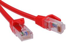 Кабель патч-корд U/UTP 5e кат. 3м. DKC RN5EUU4530RD LSZH, красный, "RAM telecom"