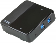 Коммутатор Aten US3324-AT 2-портовый USB 3.2 Gen1 для совместного использования 4-х периферийных устройств