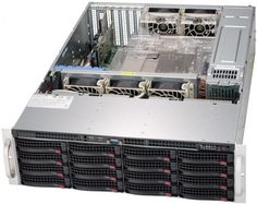 Серверная платформа 3U Supermicro SSG-6039P-E1CR16H (2x3647, C624, 16xDDR4, 16x3.5" HS, 3108 SAS, 2x10GE, 1200W Redundant)