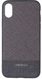 Чехол Lyambda EUROPA LA05-ER-XR-GR для iPhone XR grey strip