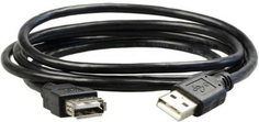 Удлинитель Atcom AT7206 USB 2.0 (Am <=> Af), 1.5 m