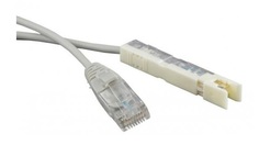 Кабель патч-корд Hyperline PC-110-RJ45-2P-CX-2M-LSZH-GY 110 тип-RJ45, 2 пары, Ethernet, LSZH, 2 м, серый