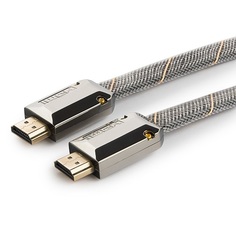 Кабель HDMI Cablexpert CC-P-HDMI04-1M серия Platinum, 1м, v2.0, M/M, плоский, позол.разъемы