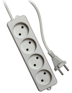 Удлинитель сетевой Garnizon EL-NL4-W-3 3 м, 4 розетки, 10А Гарнизон