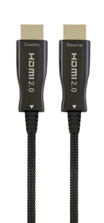 Кабель интерфейсный HDMI-HDMI Cablexpert CCBP-HDMI-AOC-50M 50м, v2.0, 19M/19M, AOC Premium Series, позол.разъемы