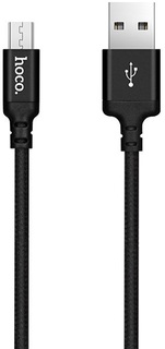 Кабель Hoco X14 6957531062844 USB 2.0, AM/microBM, черный, 1м