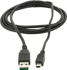 Кабель интерфейсный USB 2.0 Gembird AM/miniB 5P CC-5PUSB2D-0.3M мультиразъем USB, 30 cм, к ПК, хабу, AC адаптеру USB любой стороной