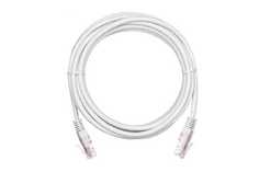 Кабель патч-корд U/UTP 5e кат. 1м Netlan EC-PC4UD55B-BC-PVC-010-WT-10 2хRJ45/8P8C, T568B, Molded, BC (чистая медь), PVC нг(B), белый, уп-ка 10шт.