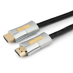 Кабель HDMI Cablexpert CC-P-HDMI01-1M серия Platinum, 1м, v2.0, M/M, позол.разъемы, металлический корпус, ферритовый фильтр