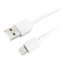 Кабель интерфейсный USB 2.0 Garnizon AM/Lightning 8P GCC-USB2-AP2-1M-W для iPhone5/6/7, IPod, IPad, 1 м, белый, пакет Гарнизон