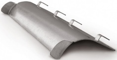 Ограничитель AXELENT 2760-220 X-TRAY радиуса изгиба X60/220, оцинкованный (черный)