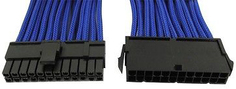 Удлинитель GELID CA-24P-03 24-pin ATX, 30см, индивидуальная оплетка, синий