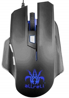 Мышь Delux M-515BU M515BU черная, 1000/1500/2000/3000/4000dpi, USB, 5 клавиш+скролл, с подсветкой 6938820401926