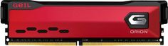Модуль памяти DDR4 8GB Geil GOR48GB3600C18BSC Orion PC4-28800 3600MHz CL18 racing red heat spreader